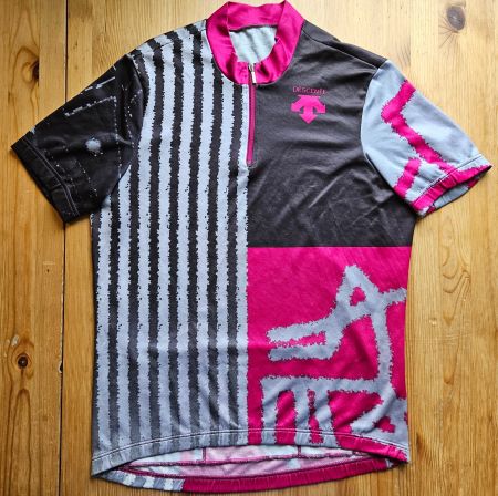 Radtrikot Descente Gr. L Velo Radsport Trikot vintage