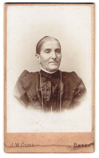 Fotografie &  Plakate: Fotografie J.W. Ochs, Basel, Portrait  – Gebraucht aus Berlin von bartko-reher