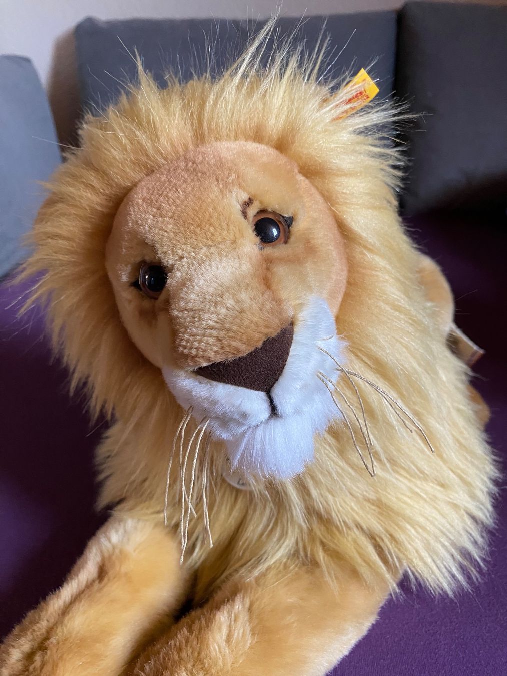 Steiff Giocattoli: Steiff Plüschtier Löwe Leo – Usato da Neuenhof venduto da v_trin 3