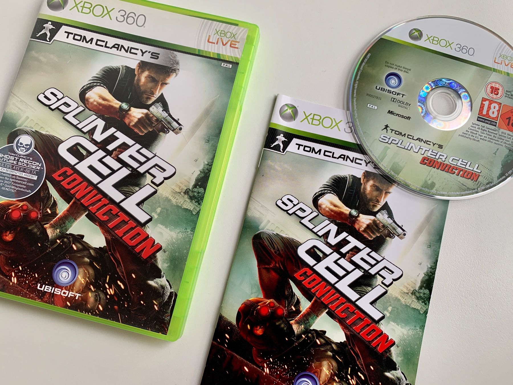 Microsoft Giochi: XBOX 360 Tom Clancy's Splinter Cell: Conviction – Usato da Kaiseraugst venduto da Marsupower