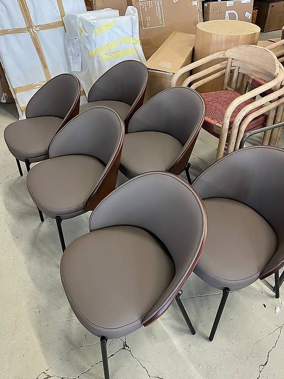 Kave Home Sedie: Kave Home Esszimmerstuhl Eamy Kunstleder braun – Nuovo (secondo la descrizione) da Zollikofen venduto da uniqueroom 2