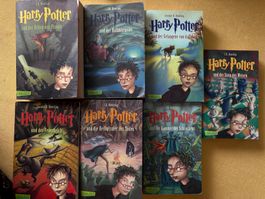 7 Harry Potter-Taschenbücher  - guter Zustand