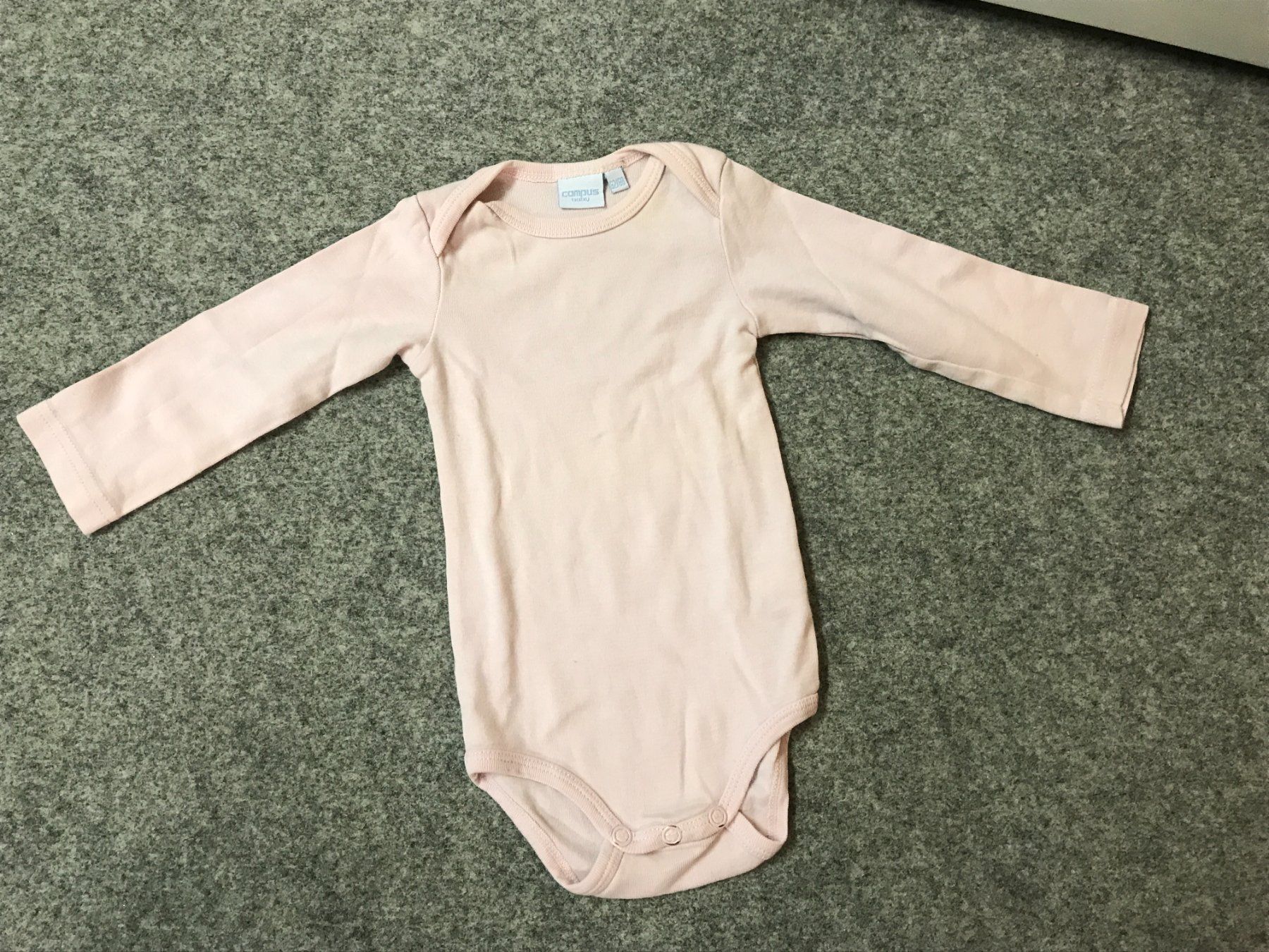 Biancheria intima: Mädchen Body Gr. 62/68 Langarm Rosa Baumwolle – Usato da Guntershausen venduto da Gloominati