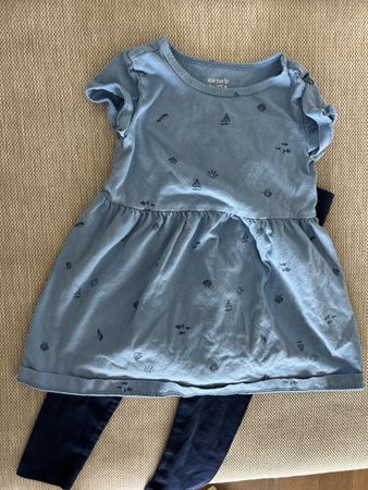 Carters dress and legging size 2 A 