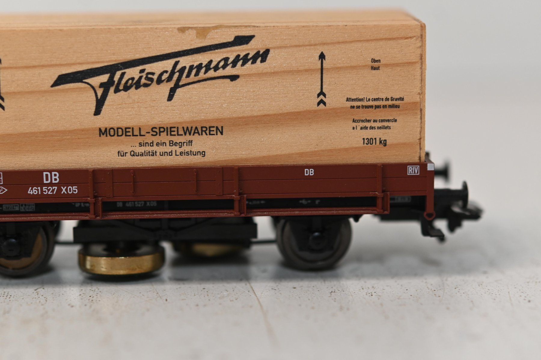 Fleischmann Modellini di ferrovie: Putzwagen Fleischmann HO/DC mit OVP – Usato da Laupen ZH venduto da Zmoewe 2