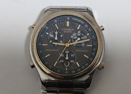 Citizen Chronograph Vintage, montre homme,acier/doré.👍 