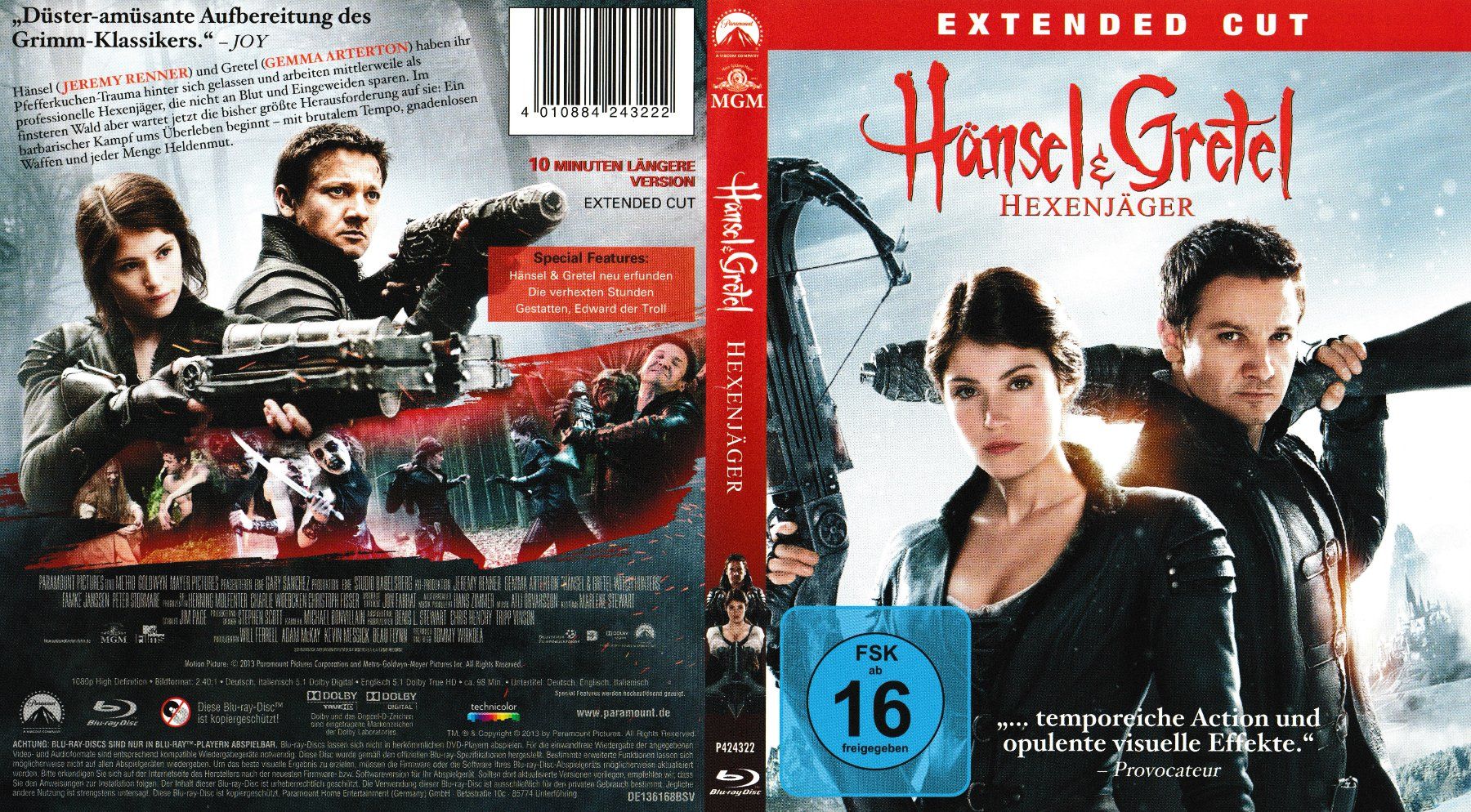 Tutti i DVDs: Blu-Ray - Hänsel & Gretel: Hexenjäger – Usato da Langnau am Albis venduto da MediaRescuerKeLoX