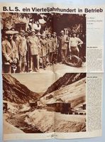 BLS 25 Jahre von 1938 Zeitung - Vierteljahrhundert Betrieb!