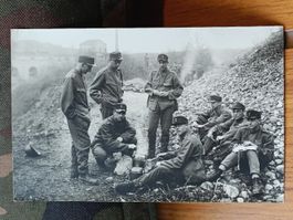 Echt Photo Karte / Unteroffiziere in Genf April 1930