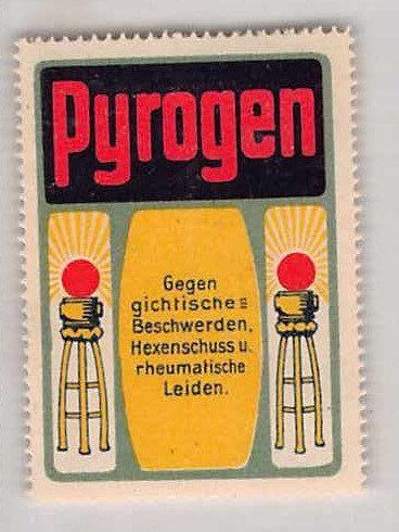 Alle Briefmarken: Vignette PYROGEN 1910 – Gebraucht aus Lufingen von philatelieshop