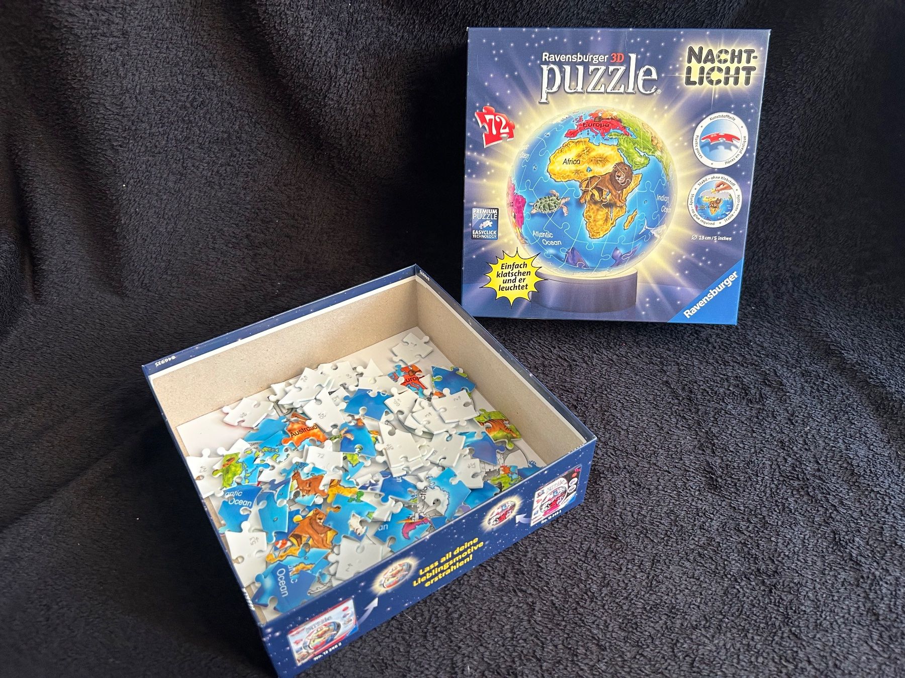 Ravensburger Puzzle: Ravensburger 3D Puzzle Nacht-Licht Globus – Nuovo (secondo la descrizione) da Oberarth venduto da gislerku 1