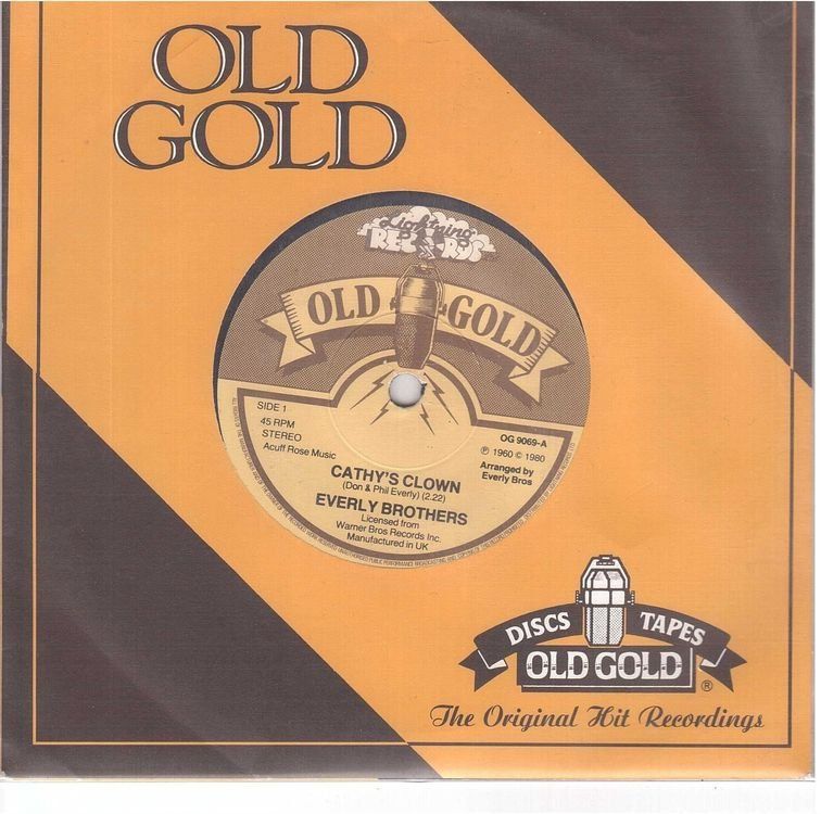 Schallplatten: Everly Brothers  --  Cathys Clown  Single7 – Gebraucht aus Rheinau von thespecials