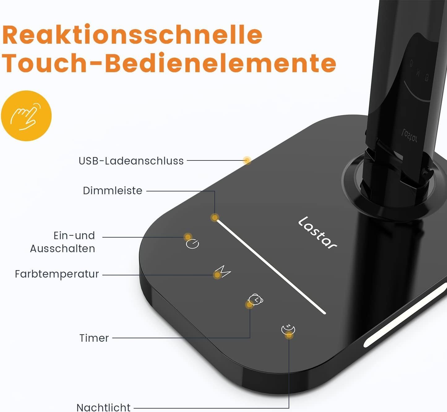 Lampade: Schreibtischlampe-LASTAR Dimmbare 12W LED – Nuovo e nell'imballaggio originale da Nuglar venduto da SaleRitter 5