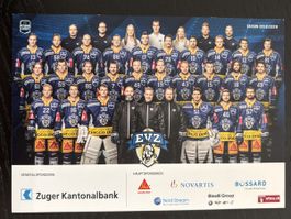 EVZ Mannschaftsfoto Saison 2019/2020 Eishockey