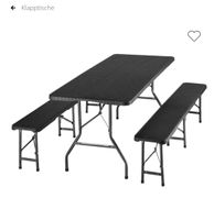 Klapptisch mit 2 sitzbänken neu original verpackt