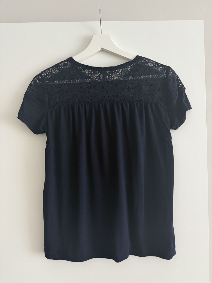 Maje T-shirt: Maje - T-Shirt Gr. 1, dunkelblau – Usato da Zollikon venduto da snowflake10- 1