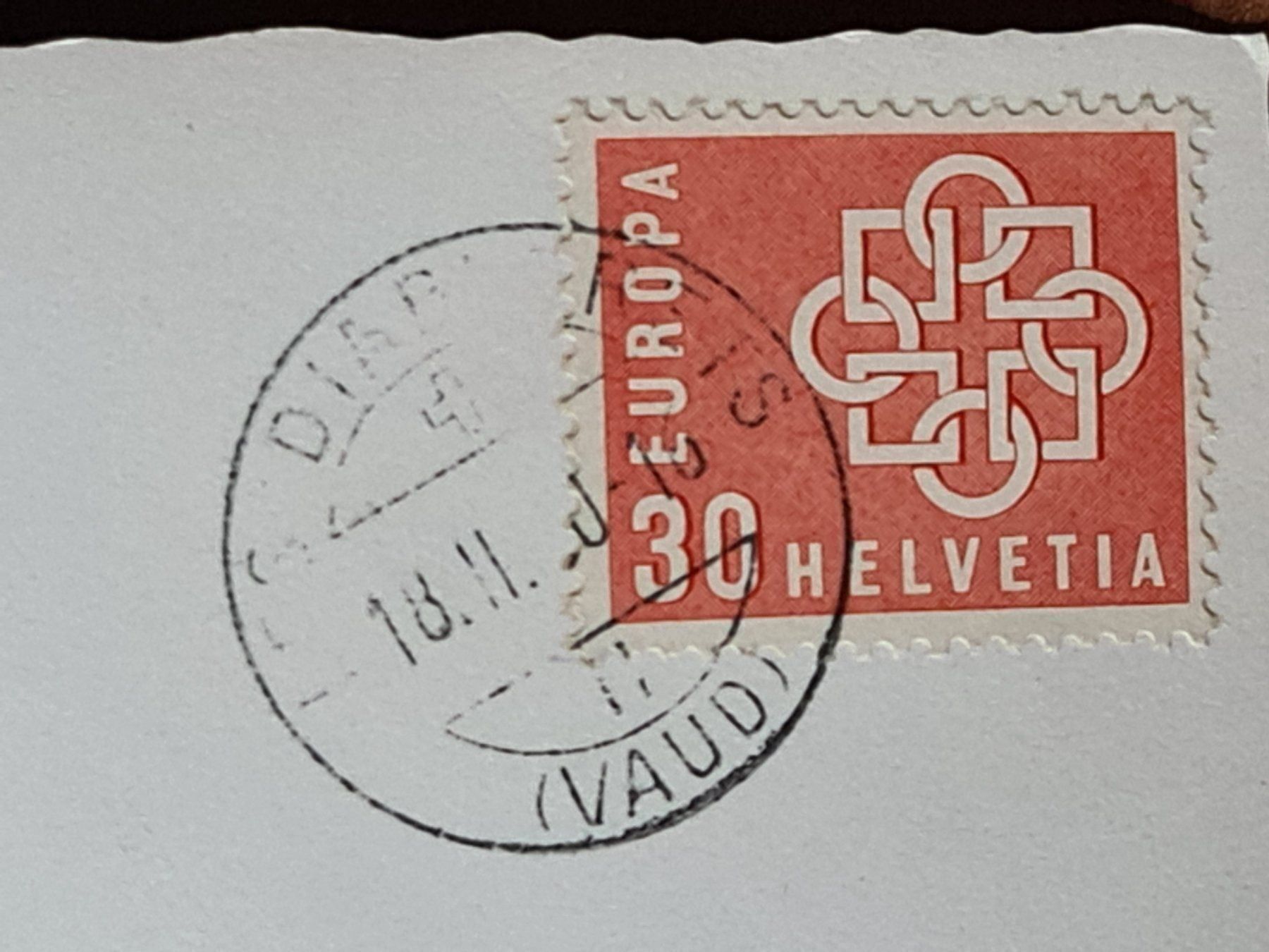 Cartoline postali: Ansichtskarte Les Diablerets 1960 – Usato da Dintikon venduto da Vexi 1