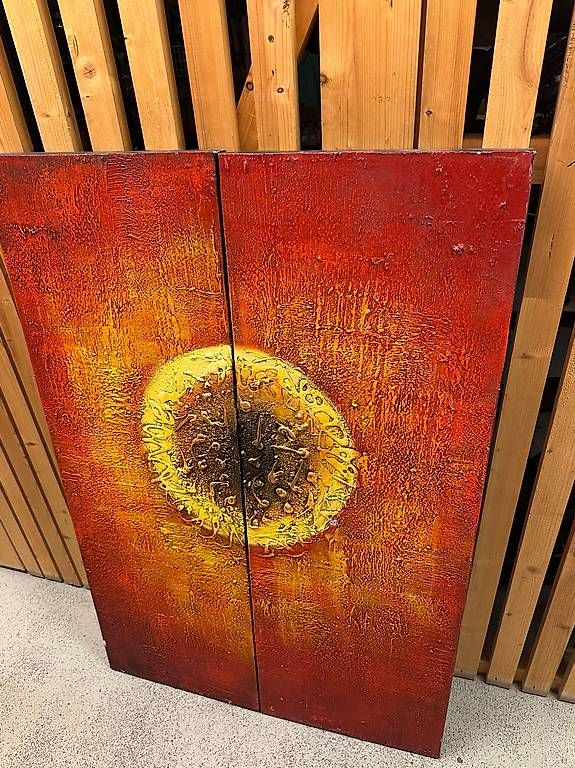 Dipinti: Handgemaltes Wandbild  2-teilig  Relief. – Usato da Ostermundigen venduto da nkalpa5 2