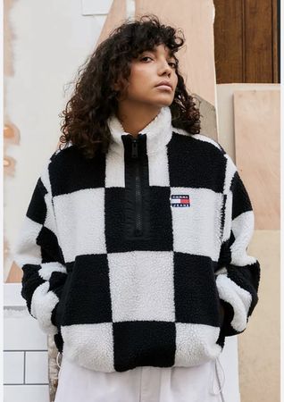 Tommy Jeans Jacke, Grösse M, Schachbrettmuster, Top!
