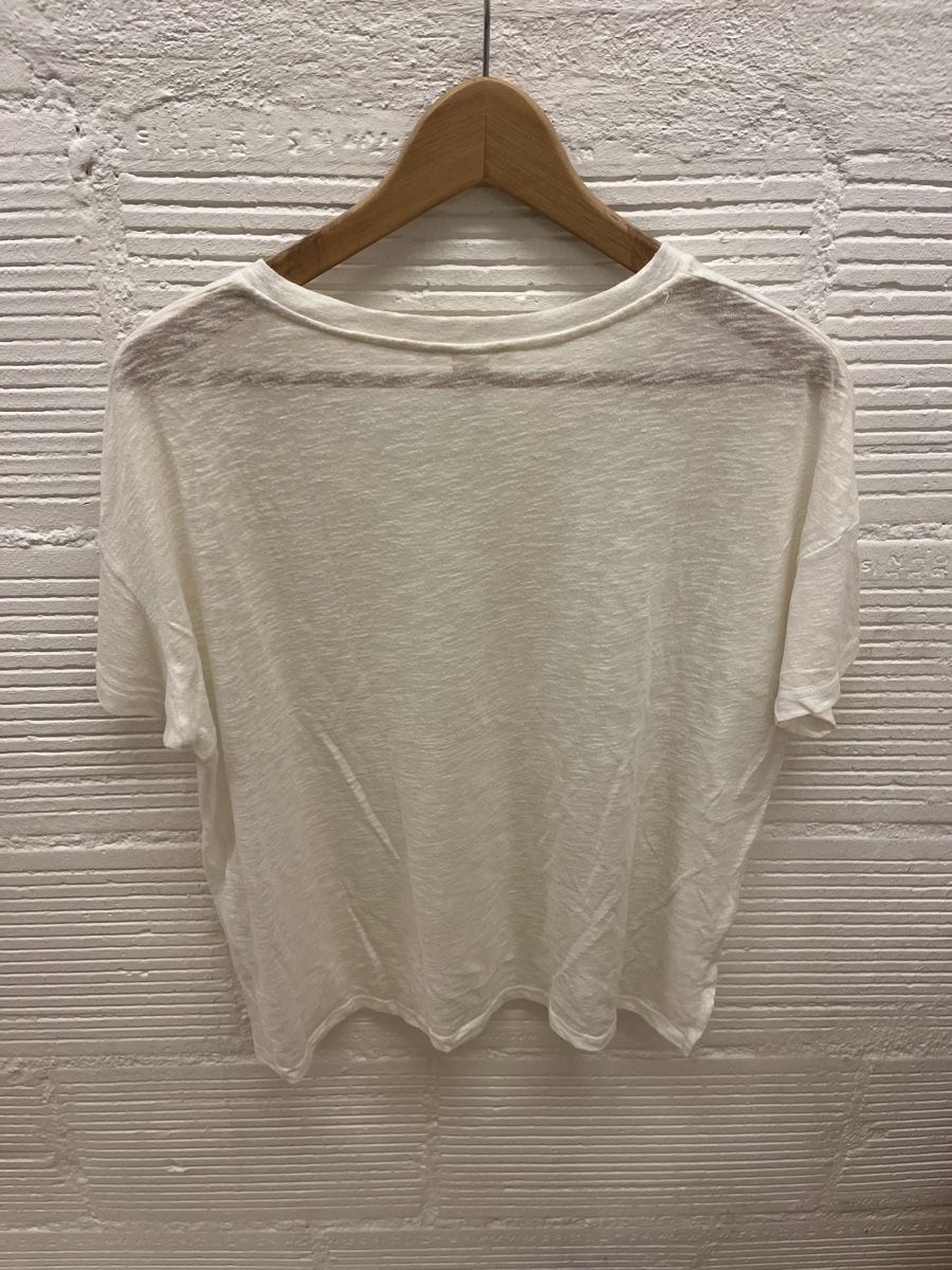 H&M Top: H&M Basic Weiss T-Shirt V-Ausschnitt Grösse S – Usato da Meilen venduto da jes_c25c 2