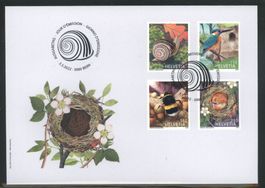 2022, FDC, Sondermarken Tierbehausungen (1869–1672)