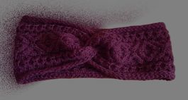 Stirnband "Hugs & Kisses" handgestrickt   NEU