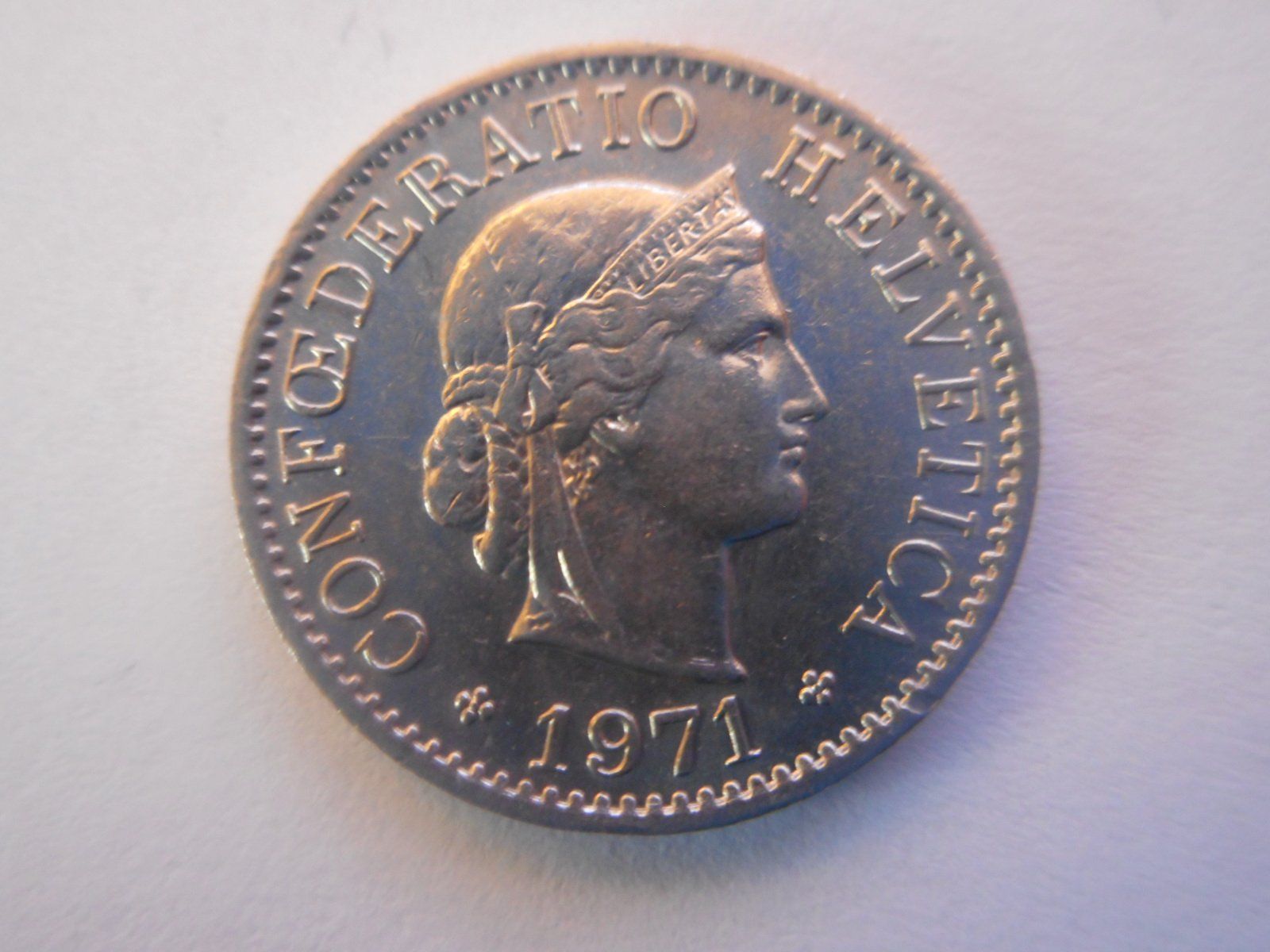 5 Rp. 1971 (Neuf (Voir description)) à Kriegstetten pour CHF 0.4 – avec ...