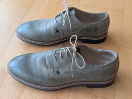 Giovanni Lombardi Schnürschuhe Gr. 42 grau-grün