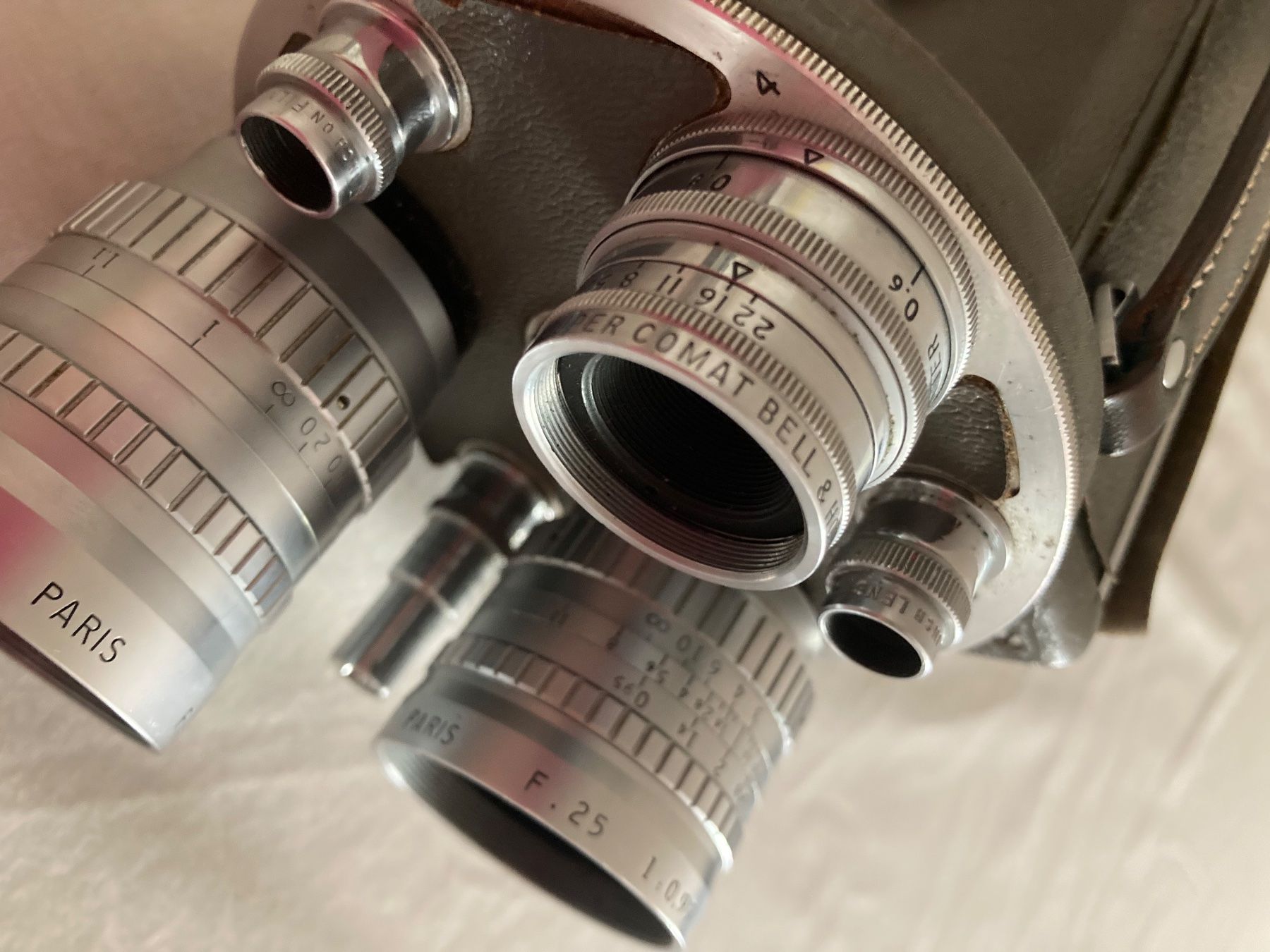 Camcorder: Caméra 16 mm Bell & Howell avec 3 optiques mythiques – Gebraucht aus Genève von Patchmaster 4