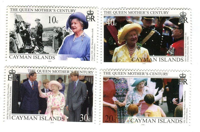 Tutti i francobolli: Briefmarken "Queen Mum". Kaimaninseln. – Nuovo e nell'imballaggio originale da Basel venduto da Butsch5