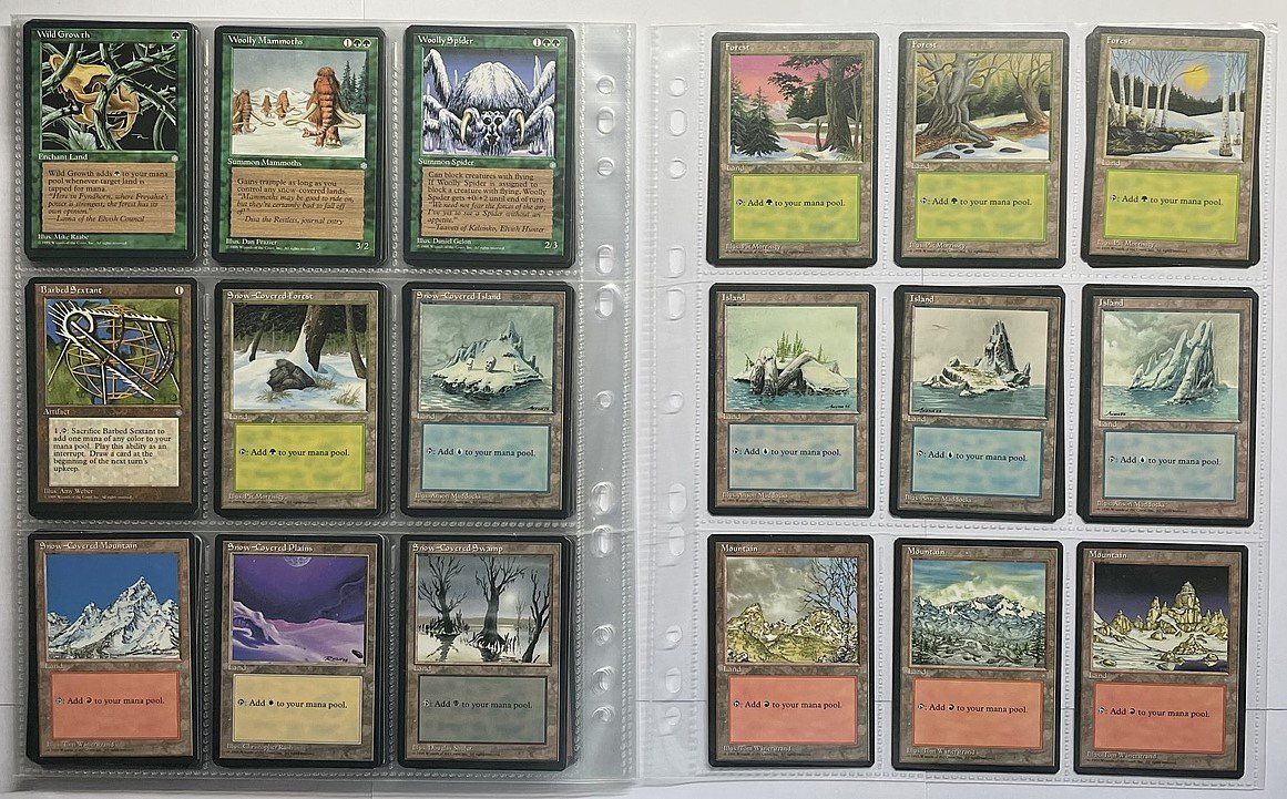 Magic The Gathering Carte collezionabili: Magic The Gathering komplettes Common Set Ice Age + Länder – Usato da Duggingen venduto da nad_6yzh 7
