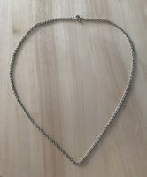 Silver toned necklace 45 cm used condition