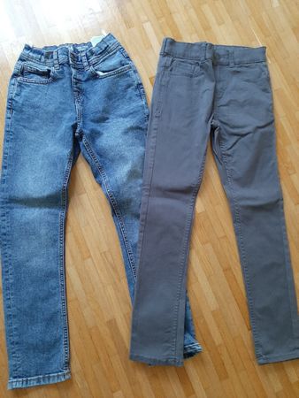 Lot de 6 pantalons pour enfant, jeans et chino, taille 140 
