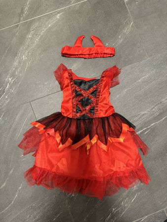 Halloween Teufelskostüm Mädchen 1-2 Jahre