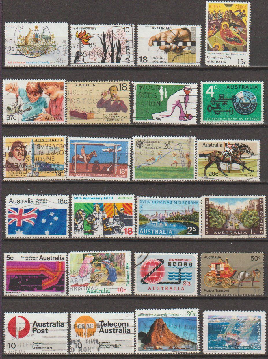 Tutti i francobolli: Australie divers lots – Usato da Crans-Montana venduto da kira56 1
