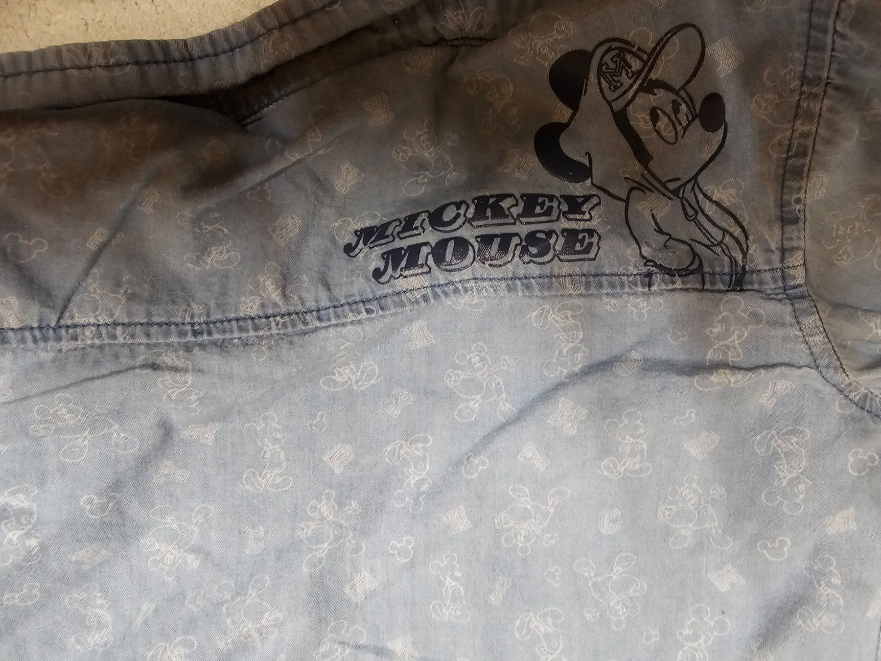 Disney Camicie, Top & T-shirt: Disney Mickey Mouse Hemd 104 – Usato da Berg TG venduto da lisboa.sky 1