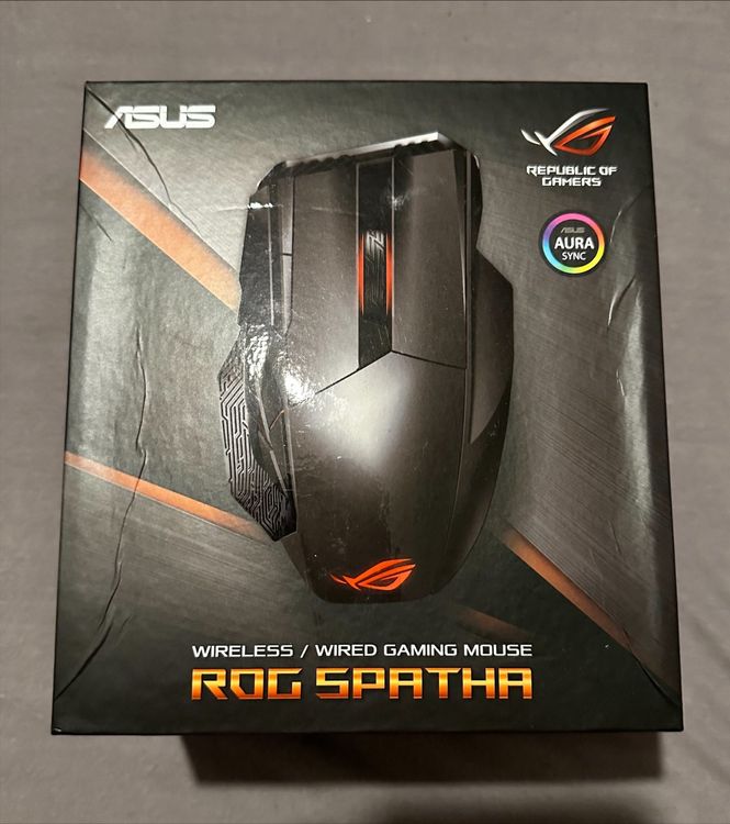 ROG Spatha Gaming Mouse ASUS Wireless wie neu (Neu (gemäss Beschreibung ...