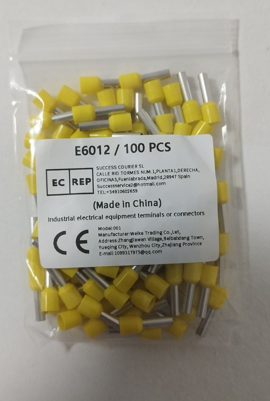 Componenti elettronici: Crimpanschlüsse 10AWG 6,0 mm² – Nuovo e nell'imballaggio originale da Winterthur venduto da pir_pt
