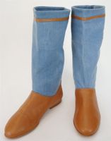 Spengler Stiefel Schuhe / braun blau /made in Italy/ Gr.36