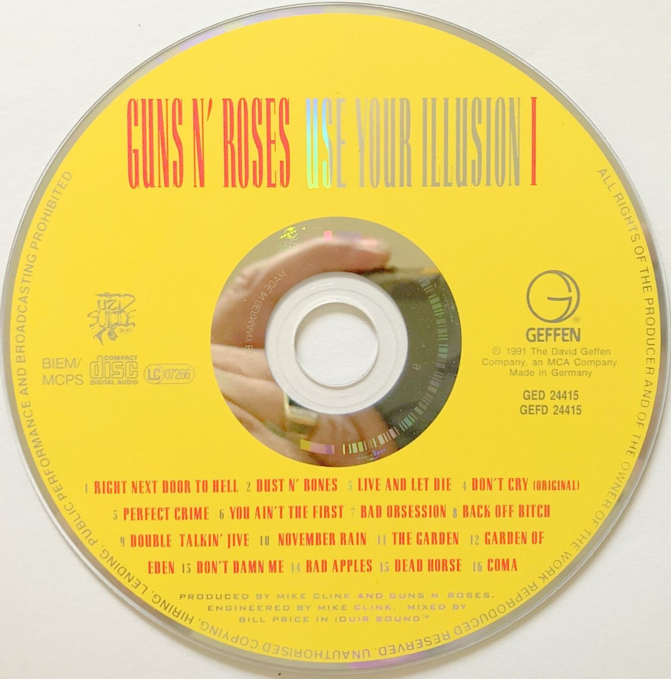 CD: GUNS N' ROSES - USE YOUR ILLUSION I – Usato da Bottens venduto da hotter-than-hell 2