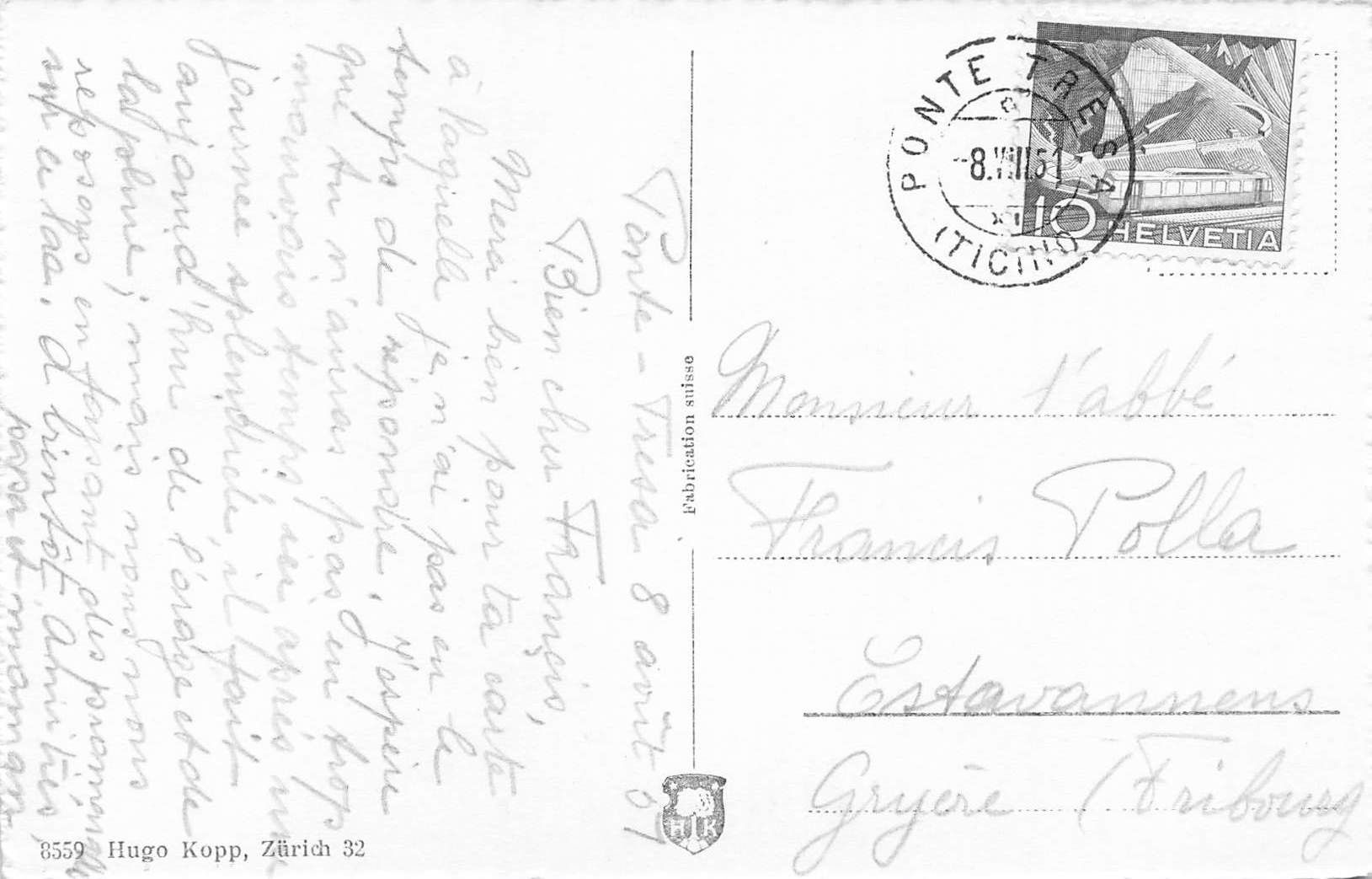 Cartoline postali: Ponte Tresa – Usato da Biasca venduto da Blenio71 1