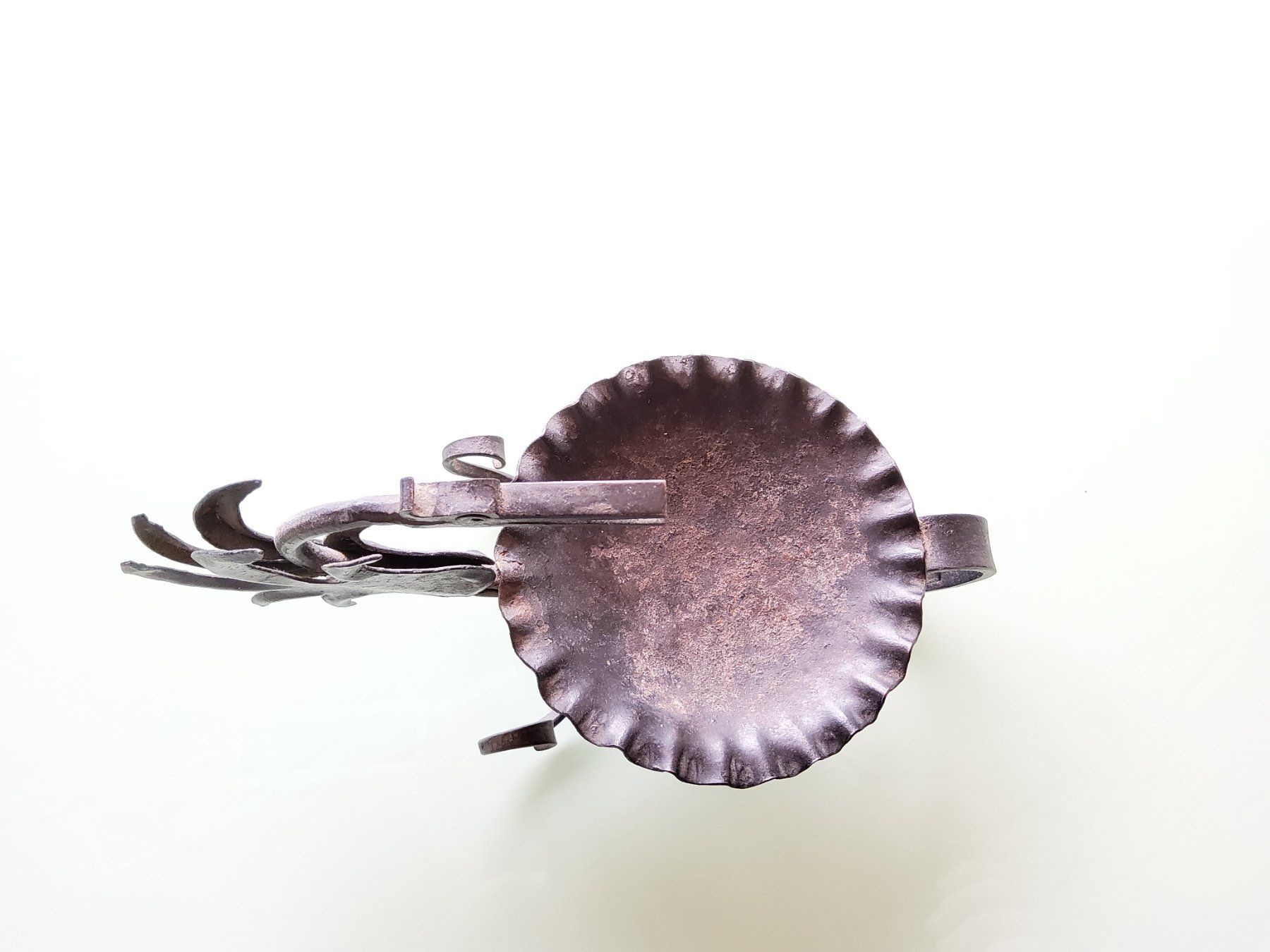 Portacenere: Cendrier en fer forgé Willy Brandt Bulle  – Usato da Malleray venduto da Broc-Mo 9