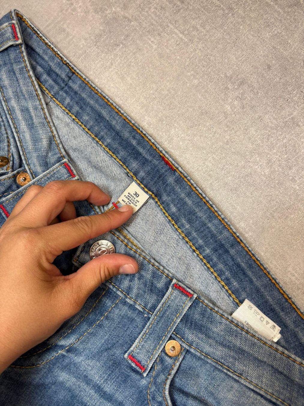 True Religion Jeans: True Religion Bootcut Flared Jeans - Grösse L/30 – Usato da Werdenberg venduto da hase.vintage 4