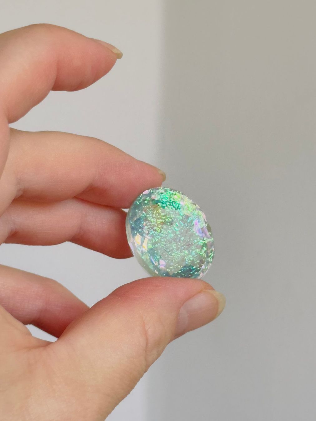 Edelsteine: Certified 58.05 Ct Lab. monarch fire opal doublet oval – Neu und originalverpackt aus Genève von AWWA 2