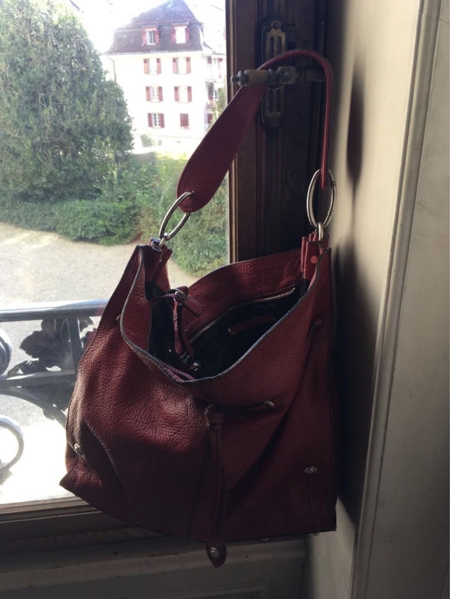 Borse: Rote Tasche Shoulderbag Echtleder Italien – Usato da Luzern venduto da jasminlmusic 8