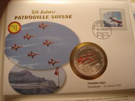 Medaillenbrief 2016, Patrouille Suisse, Formation Eiger