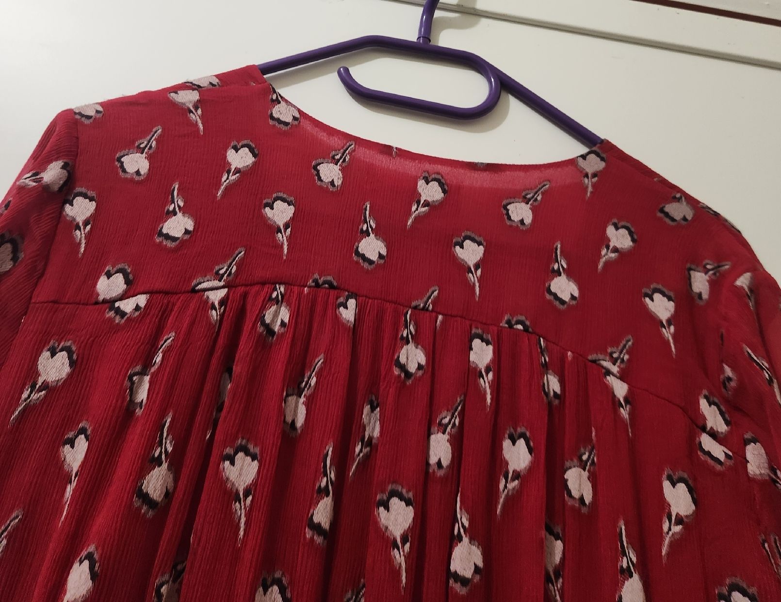 Ba&Sh Vestiti: Robe ba&sh imprimée rouge taille 3 ( L) – Usato da Niedergösgen venduto da Eva2410 4