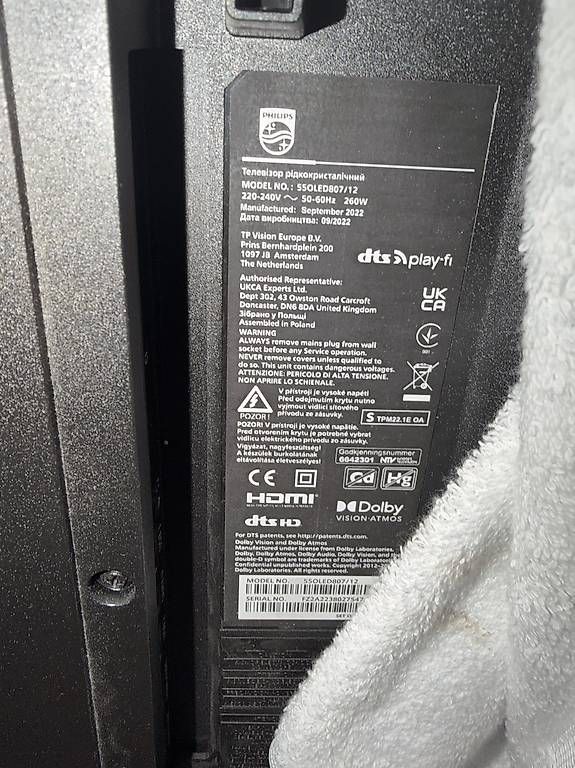Appareils TV: Philips 55OLED807/12 – D'occasion à Zürich par rotweristes 4