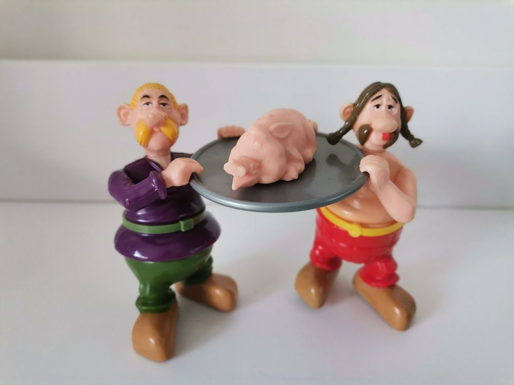 Figurines Gaulois Play D'Astérix – Édition Albert René 1980 (Goscinny & Uderzo)