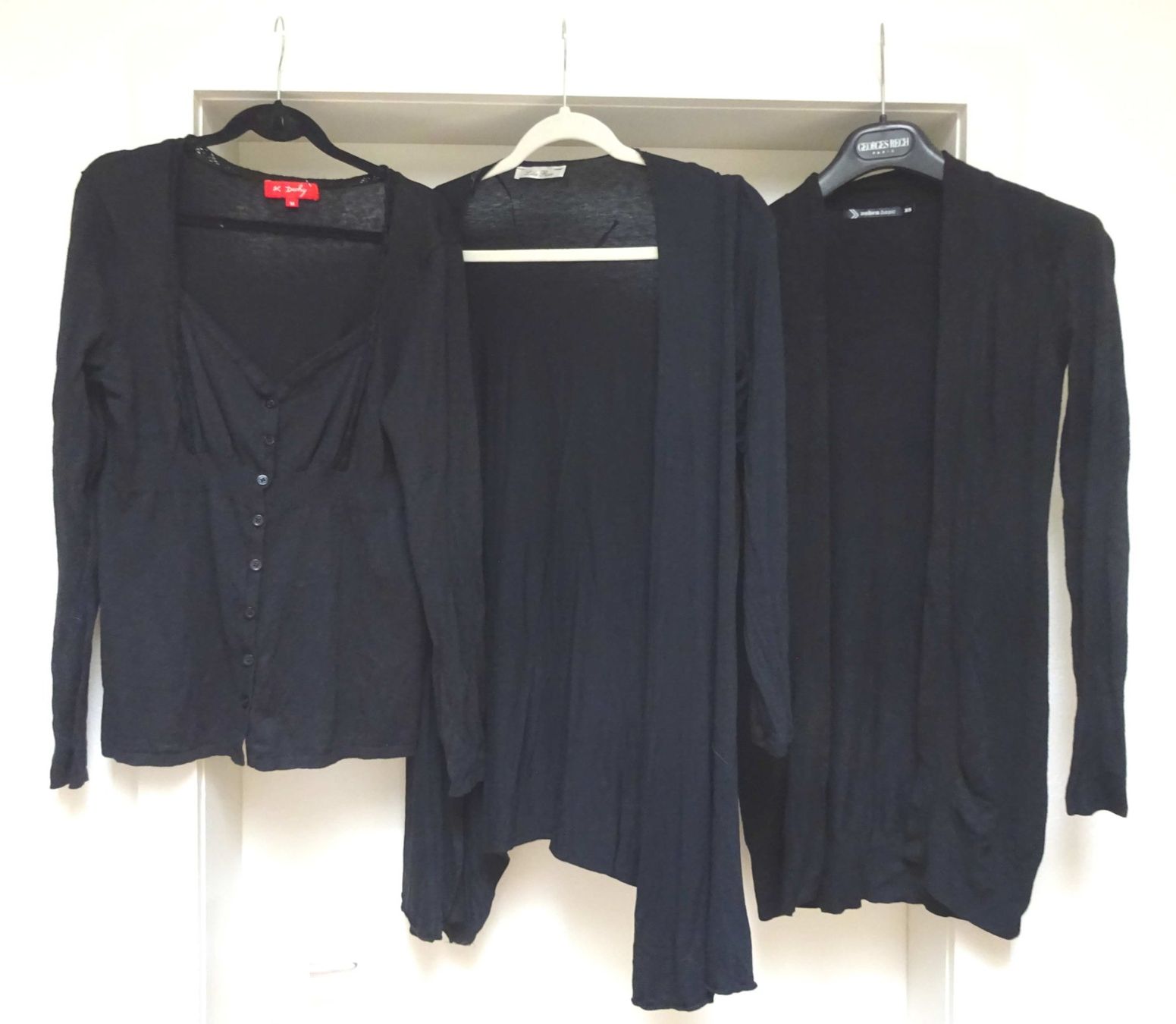 Lotti di vestiti: Kleiderpaket - 6x Strickjacken - schwarz - Grösse S/M – Usato da Zofingen venduto da Justizia_01 2